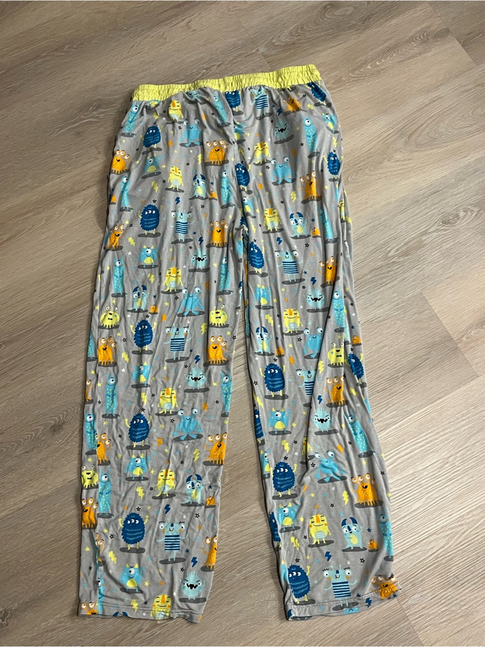 Little Sleepies Monster Pajama Pants XL - Picture 2 of 3